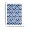 Homeroots 6 x 9 ft. Blue & Ivory Damask Area Rug 385821 - alternate 5